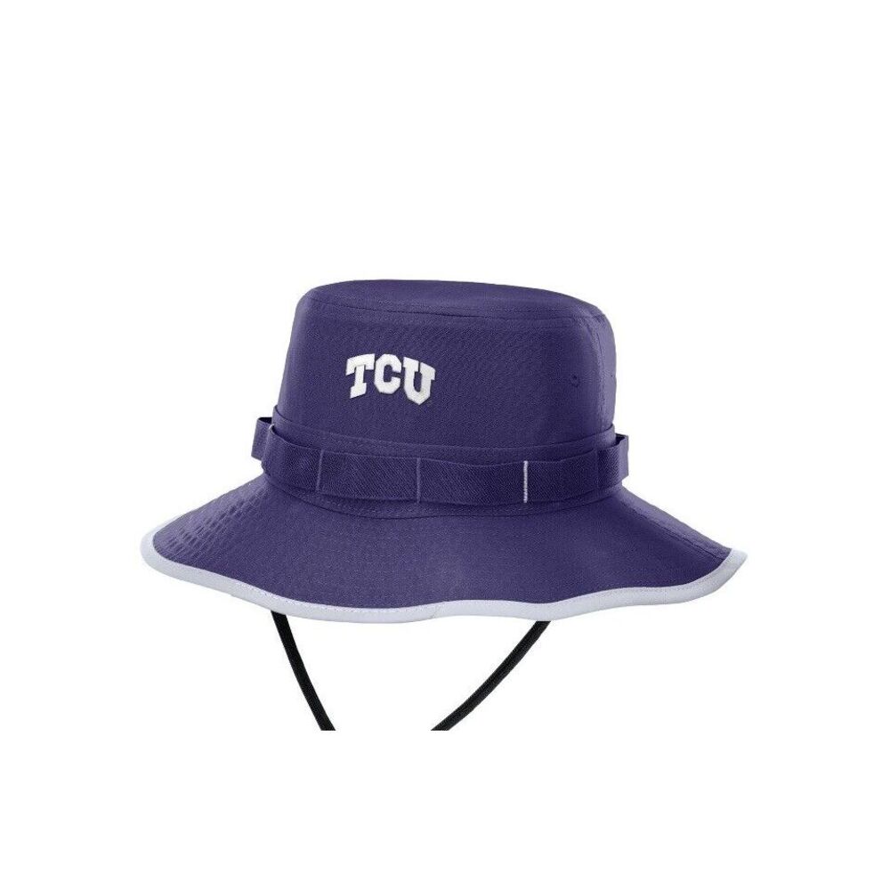 Nike TCU Horned‎ Frogs Dri-Fit Purple Apex Boonie Bucket Hat Cap Texas Brand New
